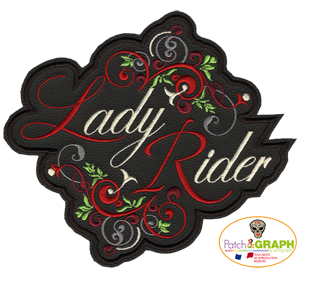 Patch Lady Rider - Bro0056 Rouge