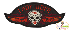 Patch Lady Rider - Bro0057 rouge 393