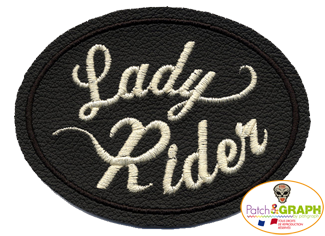 Patch Lady Rider - Bro0067ivoire 082