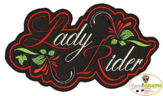 Patch Lady Rider - Bro0068rouge 393